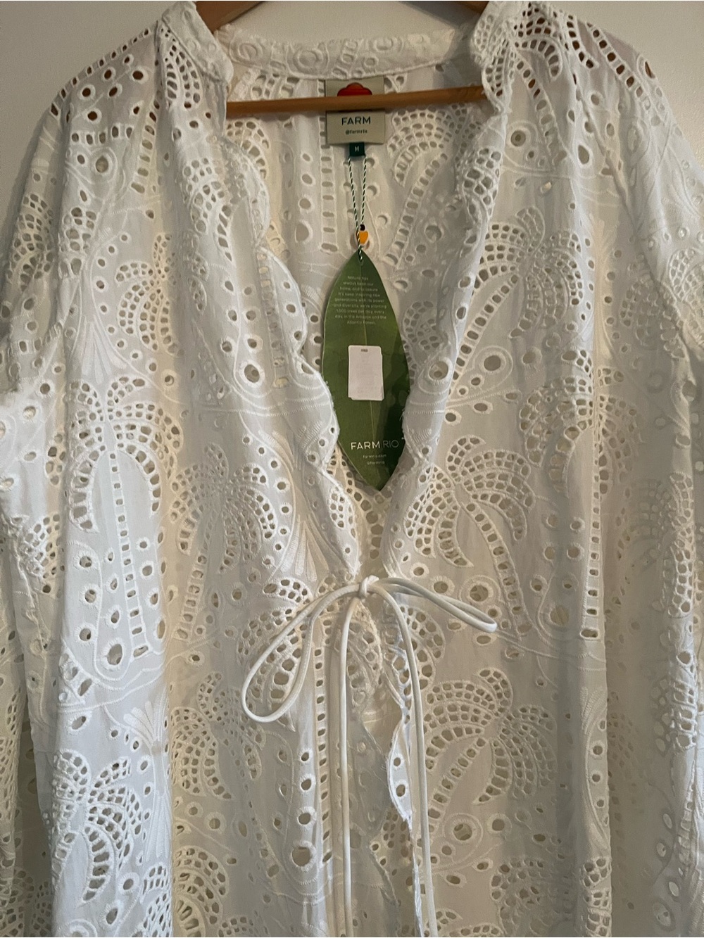 Farm Rio Long Eyelet Duster - Picture 7 of 10